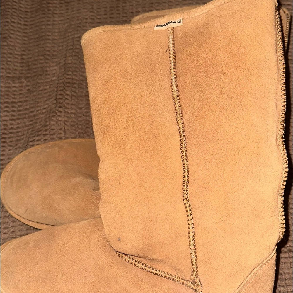 BearPaw Tan Suede Boots